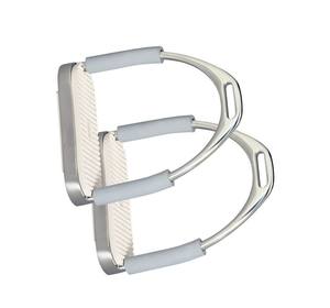 Recién llegado, estribos para montar a caballo, empuñadura de seguridad ajustable de acero inoxidable, ligero, duradero, suministro de fábrica OEM - Product Image 1