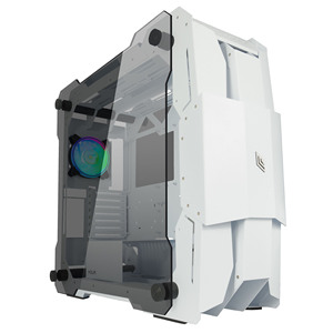E-ATX Full Tower Gaming Case White Computer PC Desktop ARGB LED Cabinet Chassis Cases Tempered Glass for gamer