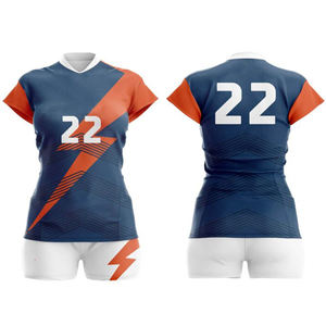 Uniforme deportivo de fabricación OEM 2024, nueva camiseta de voleibol de Club personalizada, uniforme deportivo Unisex de secado rápido - Product Image 4
