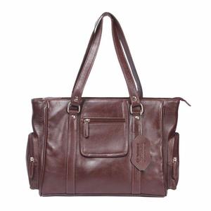 Customized Unisex 100% Genuine <b>Leather</b> <b>Laptop</b> <b>Bag</b> with Solid Pattern and Customized Logo - Product Image 1