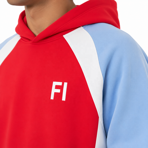 ชุดเซ็ตเสื้อฮู้ดดี้และกางเกงวอร์มสีบล็อกแบบยูนิเซ็กซ์ ทรงโอเวอร์ไซส์ แขนปกติ ผ้าถักระบายอากาศได้ดี ผลิตจากผ้าฝ้าย 100% เหมาะสำหรับใส่ในฤดูหนาว สไตล์สตรีทแวร์ - Product Image 5