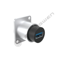 9Pin blindé anti-poussière Double Port USB Type A/B 3.0 connecteur de câble de données prise de panneau USB siège femelle métal étanche à l'eau
