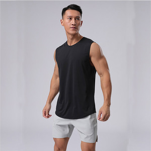 เสื้อกล้ามออกกำลังกายสำหรับผู้ชายเสื้อกล้ามระบายอากาศได้ดีเสื้อเล่นกีฬากล้ามเนื้อแขนกุดเสื้อกล้ามใส่ออกกำลังกายวิ่งโลโก้ได้ตามต้องการ - Product Image 6