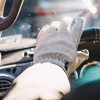 Gants en cuir de haute qualité, durables, à doigts libres, antidérapants, coupe-vent, pour le travail en extérieur, les sports d'hiver, compatibles avec les écrans tactiles