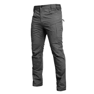 Pantalon de sport de plein air à séchage rapide, imperméable, kaki, décontracté, Cargo Track, Nylon, pantalon de travail pour hommes