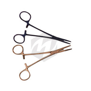 Tijeras de soporte de aguja Olsen Hegar, instrumentos médicos quirúrgicos, carburo de tungsteno, 6 1/2 pulgadas, recubierto de Color - Product Image 5