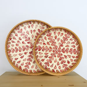 ถาดเสิร์ฟ Restaurant-SM2089แบบเป็นมิตรต่อสิ่งแวดล้อมสำหรับตกแต่งทำด้วยมือแบบหรูหราถาดใส่อาหารแม่ของไข่มุกแบบหรูหราหรูหราสไตล์เวียดนาม - Product Image 2