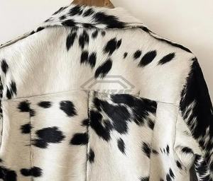 แจ็คเก็ตหนังแท้ขนวัวสำหรับผู้ชาย ปี 2025 เสื้อแจ็คเก็ตหนาสำหรับฤดูหนาว ระบายอากาศได้ดี สไตล์สตรีทแวร์ แจ็คเก็ตขนวัวแนวสตรีท - Product Image 5