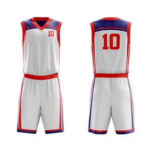 Ensemble de vêtements de basket-ball de qualité supérieure au design personnalisé Vêtements de sport sans manches Impression par transfert thermique Polyester/coton antibactérien - Product Image 1