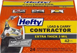 ถุงขยะขนาดใหญ่พิเศษ Hefty Steelsak สีเทา ไม่มีกลิ่น 39 แกลลอน บรรจุ 30 ใบ - Product Image 5