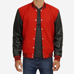2025-26แจ็กเก็ตทีมโรงเรียนสำหรับทุกเพศเสื้อแจ็กเก็ตเบสบอลสไตล์ลำลอง - Product Image 6