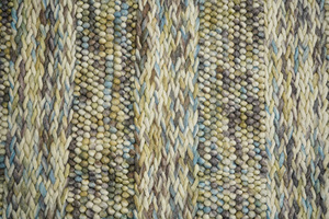 Wholesale Customized Modern <b>Boho</b> Wool Handwoven <b>Rug</b> Comfortable Plush Geometric Pattern Transform Your Home's Coastal Comfort - Product Image 2