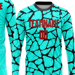 Uniformes de Fútbol Unisex 100% Personalizados, Camisetas de Entrenamiento Transpirables de Secado Rápido, Impresión Digital, Entrenamiento en Equipo, 100% Poliéster, Cuello en V - Product Image 5