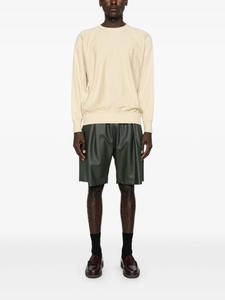 Sudadera unisex de algodón con cuello redondo, jersey liso de manga larga con top de color sólido informal para hombre y sudaderas - Product Image 5