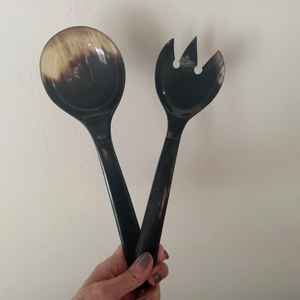 Cuchara de Cuerno Auténtica, Moderna, Hecha a Mano, Artesanía Natural, Impermeable, Duradera, Decoración Clásica para el Hogar, Estilo Indio Único, Obra de Arte Coleccionable - Product Image 6