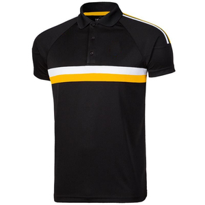 Vente en gros de chemises décontractées unisexes de haute qualité en polyester/coton pour hommes, à manches courtes, avec broderie et impression de logo. - Product Image 6