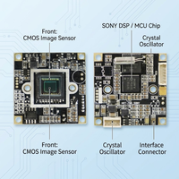 Module de caméra 700TVL Sony DSP avec capteur 1/3" 32x32mm, carte PCB CVBS 12V pour intégration dans un support de dôme ou un boîtier de caméra de recul