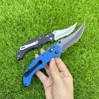 Couteau tactique OEM en acier inoxydable 3Cr13 avec manche G10, couteau personnalisable, couteau de poche EDC portable pour utilisation en extérieur