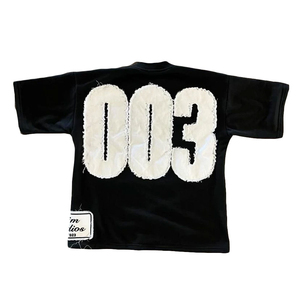 Camiseta sólida de corte cuadrado para hombre, de gran tamaño Camiseta de algodón de peso pesado de alta calidad, camiseta recortada con bordado de chenilla personalizado - Product Image 2