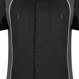 Camisas de trabajo de manga corta para mujer con bordado de logotipo personalizable para proveedor de uniformes de negocios corporativos de oficina - Product Image 4