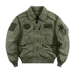 Veste classique Blouson aviateur pour hommes vente en gros vêtements d'université de baseball blouson aviateur en satin avec logo personnalisé pour hommes - Product Image 6