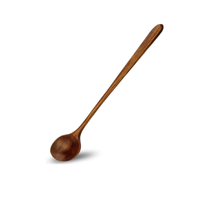 Louche à soupe en bois de taille personnalisable Offre Spéciale avec poignée ensemble de 2 pièces pour le dîner pour une utilisation en cuisine disponible au meilleur prix de gros - Product Image 3