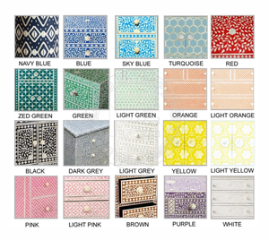 Juego de posavasos con incrustaciones de hueso blanco de alta calidad, alfombrilla/almohadilla de cocina de diseño cuadrado a rayas para restaurante doméstico y bodas - Product Image 5