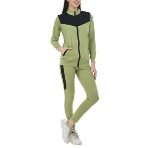 Survêtement personnalisé 2026 pour femmes, ensembles 2 pièces 100% coton uni, entraînement sportif et jogging, vente en gros de survêtements pour femmes, service OEM - Product Image 2