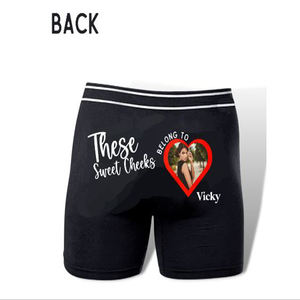 กางเกงบ็อกเซอร์ขาสั้นสำหรับผู้ชายกางเกงบ็อกเซอร์เนื้อผ้าคอตตอน95% 5% ระบายอากาศได้ดี - Product Image 6