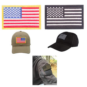 Usine de broderie en gros divers de couleurs et de styles patch d'insigne brodé patchs de drapeau de pays personnalisés - Product Image 5