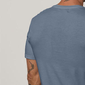 Camiseta Henley de Manga Corta para Hombre, con 2 o 3 Botones, Logotipo Personalizado, Camiseta Henley de Algodón para Hombre - Product Image 4