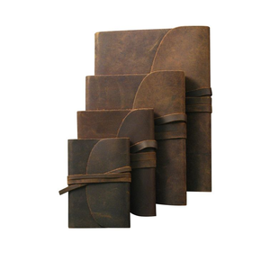 Cuaderno de cuero con cubierta de diario, diario con logotipo personalizado, cuaderno de cuero Pu de lujo, diario de diferentes tamaños - Product Image 6