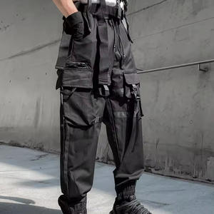 Vêtements techniques pour hommes légers et respirants, personnalisés en gros, en toile, taille mi-haute, multi-poches, streetwear, jogging, entraînement, fitness - Product Image 3