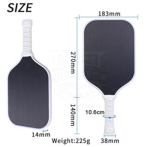 Équipement de sport Pickleball Paddle Utilisation Raquettes de balle de cornichon en fibre de carbone Concevez votre propre raquette de tennis - Product Image 5