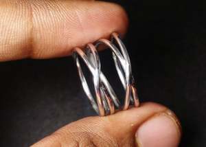 Anillos en espiral de Plata de Ley 925 al por mayor, joyería vintage Bohemia hecha a mano para fiestas y bodas - Product Image 5