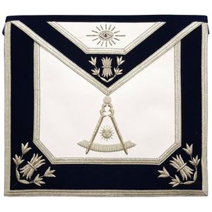 Premium Masonic Blue Lodge <b>Pin</b> <b>Badge</b> Leather Vintage Embroidered Ceremonial Safety <b>Pin</b> Adjustable for Men - Product Image 1