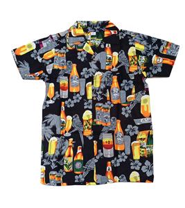 Chemise hawaïenne tendance pour adolescents et adultes, nouveau Design, dernière vente en vrac, impression de bouteilles de bière - Product Image 1