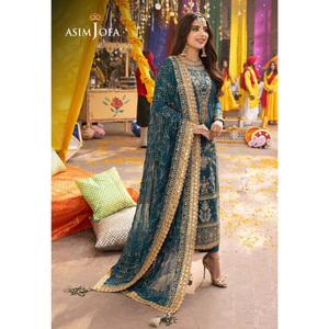 ชุดปาร์ตี้สไตล์ปากีสถานของอินเดียปักด้วยมือมีให้เลือกทุกขนาด - Product Image 6