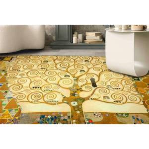 Tapis Klimt The Tree Of Life, grand tapis, tapis imprimé, tapis fin non tissé - Product Image 1