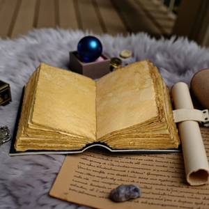 สมุดแผนที่400ทำจากหนังแฮนด์เมดลายดอกไม้, สมุดวินเทจหนังสือเงาคาถาเติมได้สมุดไดอารี่ - Product Image 6