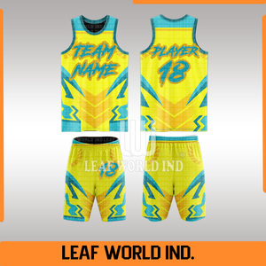 Vente en gros d'uniformes de basket-ball personnalisés pour hommes/jeunes paquet uniforme de basket-ball de maillot personnalisé ensemble vêtements de sport réversibles - Product Image 2