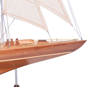 Endeavour 50cm Handcrafted Cedar <b>Sailboat</b> Model Painted Technique for Home Decor for Wooden Furniture by OMH Arts and Crafts - Product Image 6
