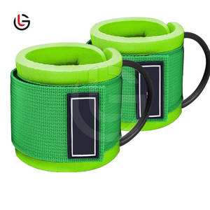 Logotipo personalizado hecho en Pakistán correas de tobillo ajustables de alta calidad para deportes, gimnasio, entrenamiento físico - Product Image 1