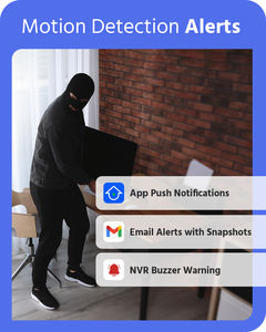 ANNKE H.265 + 4K 8CH POE NVR 1sata MAX 6TB Smart Playback Motion Detection videoregistratore di rete con disco rigido da 4TB - Product Image 6