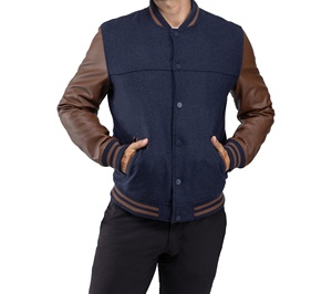 แจ็คเก็ตวาร์ซิตี้ผู้ชายสไตล์โมเดิร์นคุณภาพพรีเมียม ผลิตในปากีสถาน ดีไซน์ปรับแต่งได้ สวมใส่สบายในสภาพอากาศเย็น - Product Image 5