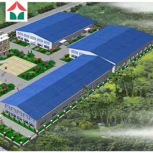 Prefabricated Wide Span Steel Structure Construction Portal Frame Storage Buildings Warehouse