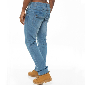 2025 nouveaux hommes pantalon en jean ajusté régulier de haute qualité et nouveau Design avec Logo personnalisé décontracté bleu Denim mode pour garçons - Product Image 5