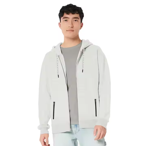 Nouveaux sweats à capuche unisexes élégants avec fermeture éclair, personnalisables, respirants, à séchage rapide, en polaire/tissu éponge français, surdimensionnés pour l'hiver - Product Image 6
