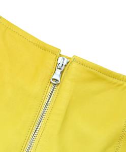 High Quality Women Real Sheepskin <b>Leather</b> <b>Shorts</b> High Waist Black Genuine <b>Leather</b> <b>Shorts</b> for <b>Ladies</b> - Product Image 4