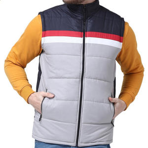 แจ็กเก็ตลำลองผ้าโพลีเอสเตอร์ระบายอากาศได้ดีไซส์ใหญ่พิเศษสำหรับผู้ชายเสื้อกั๊กขนเป็ดแขนกุดปรับแต่งโลโก้ได้ตามต้องการ - Product Image 1